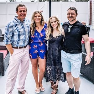 NAVY LACE ASTR DRESS